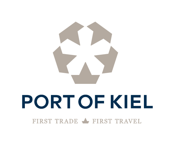 Logo PORT OF KIEL Kompaktversion mit Claim