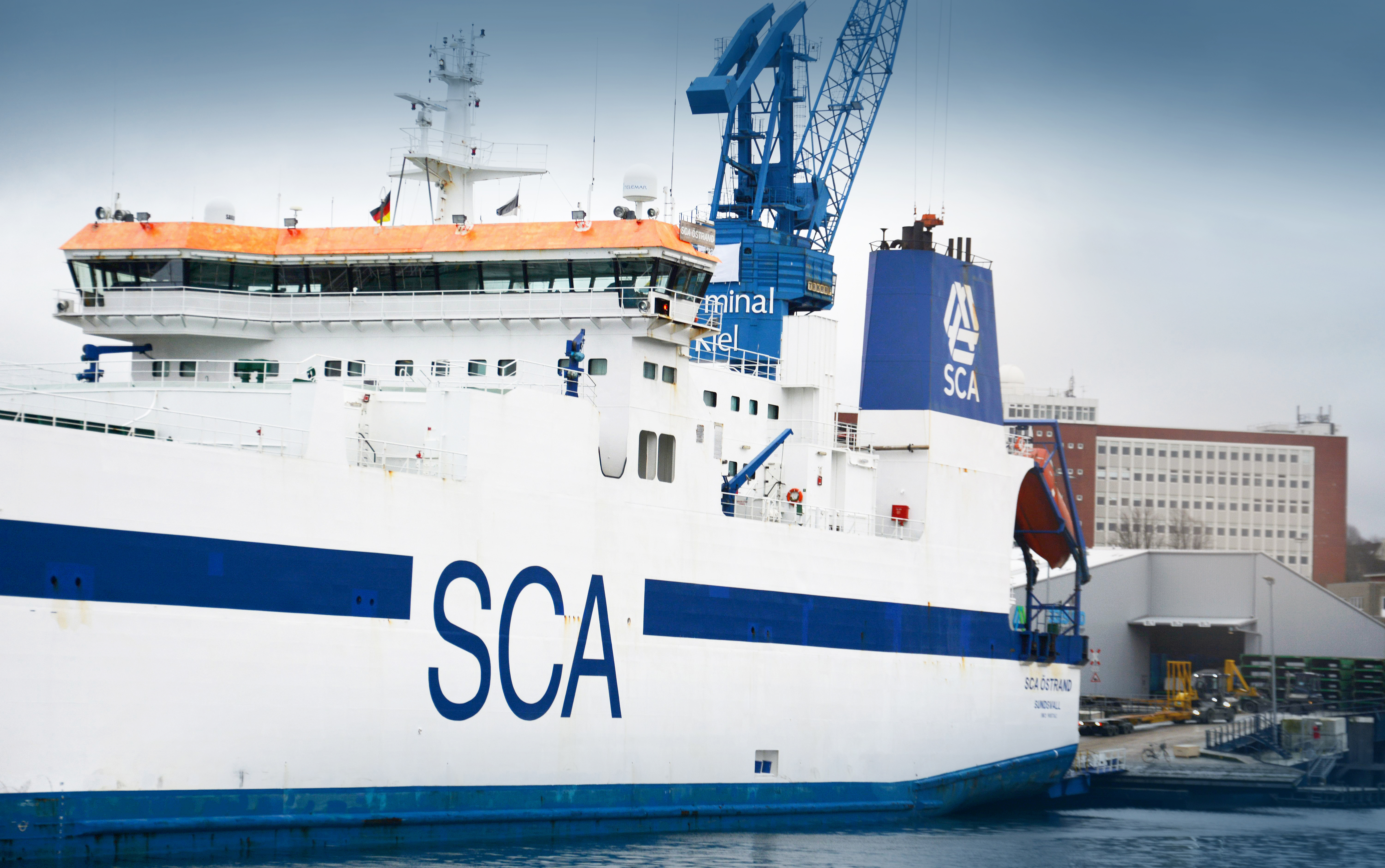 SCA RoRo-Freighter in Kiel / Foto: PORT OF KIEL